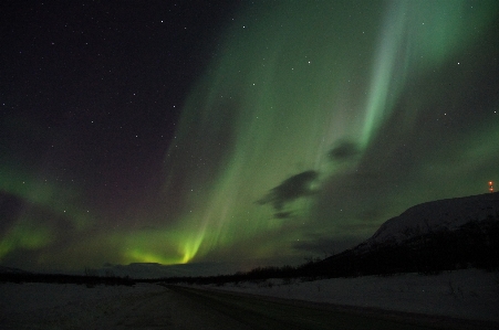 Atmosphere aurora borealis sweden Photo