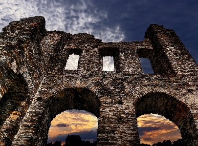 Rock architecture sky window Photo