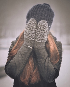 Foto Inverno ragazza donna capelli