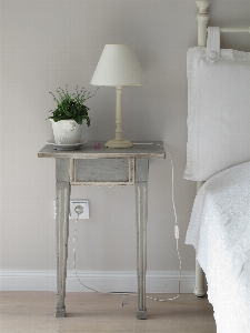 Table white chair floor Photo