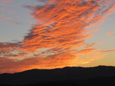 Horizon mountain light cloud Photo