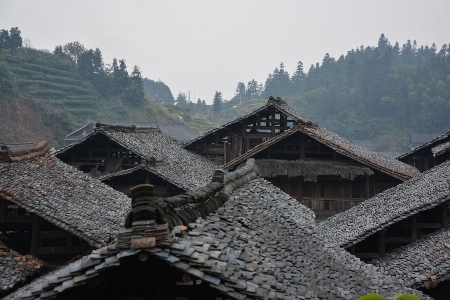 山 建築 山脈
 村 写真