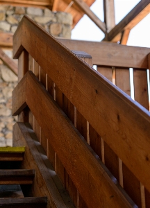 Wood roof home wall Photo