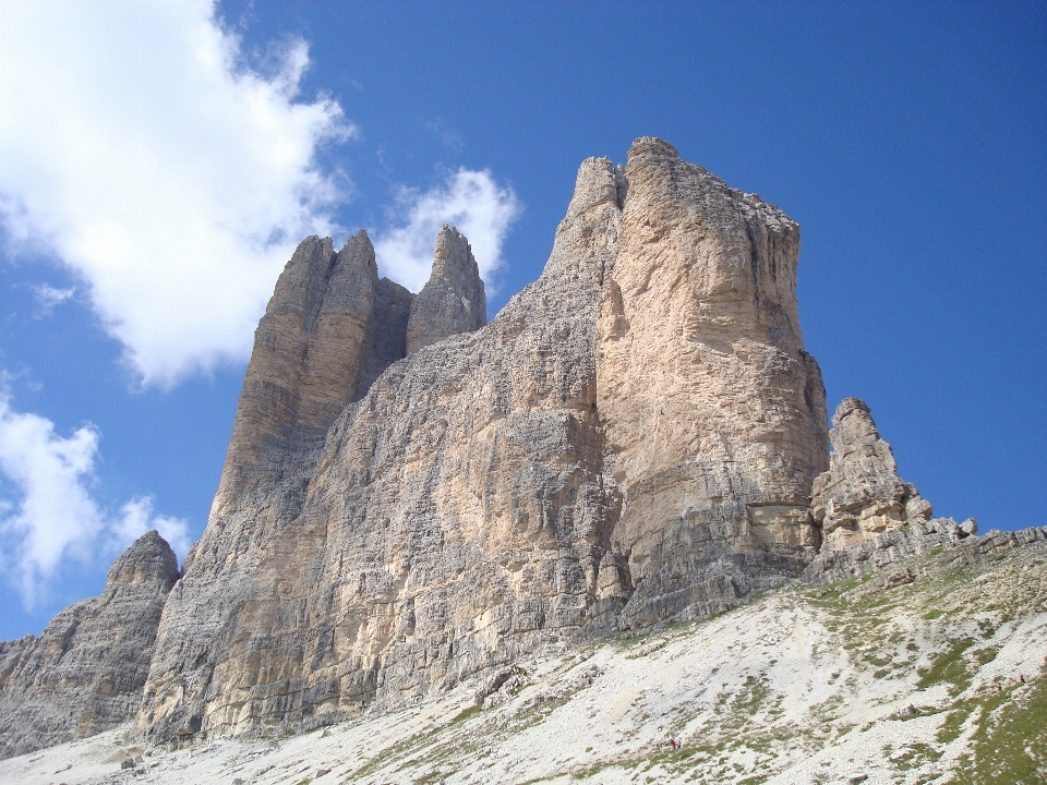 Paisaje rock montaña cielo