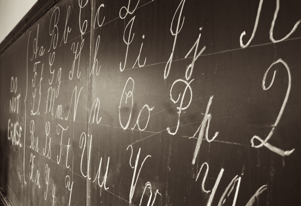 En écrivant noir et blanc
 blanc cours