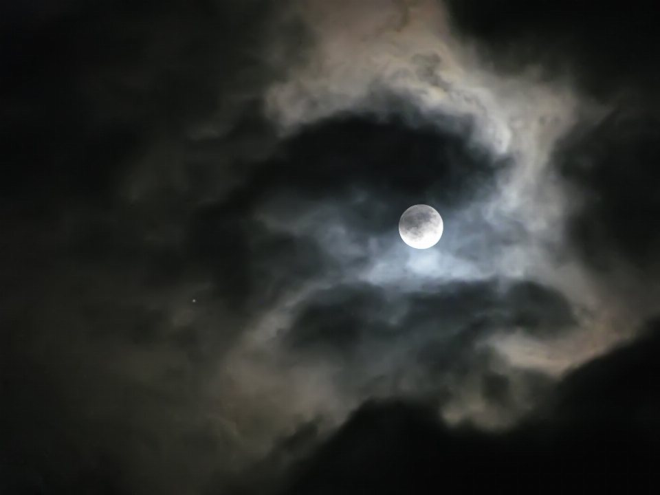 Luz nube cielo noche