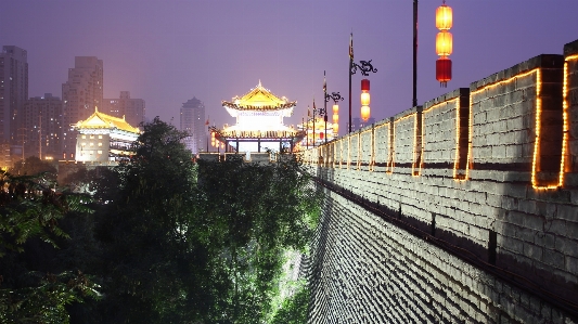 Track fog bridge street Photo