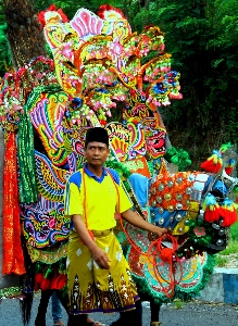 Man people carnival performing Photo