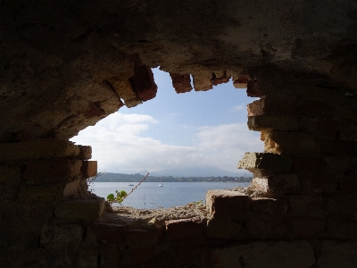 Foto Laut pesisir rock matahari