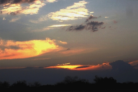 地平線 クラウド 空 太陽 写真