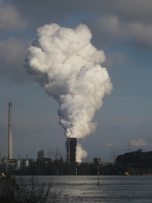 Water cloud white steam