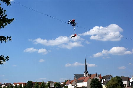 Jumping sailing extreme sport toy Photo