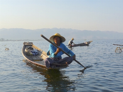 Work sea boat canoe Photo