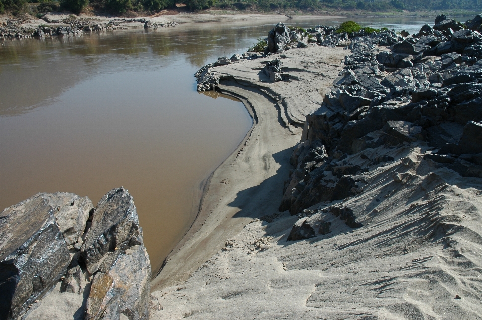 Mer côte eau rock