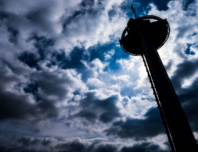 Silhouette light cloud sky Photo