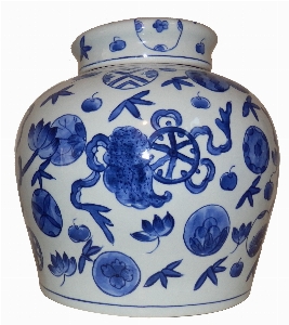 Vase ceramic blue pottery Photo