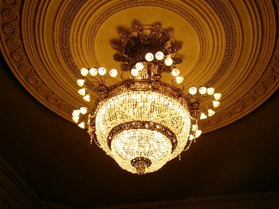 Light interior ceiling yellow Photo