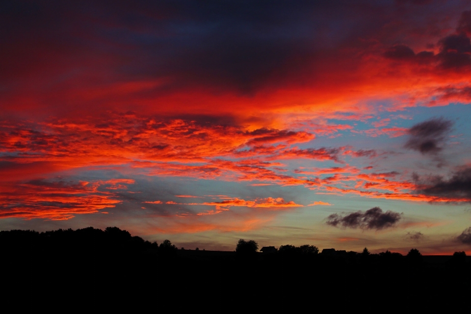 Horizon cloud sky sun