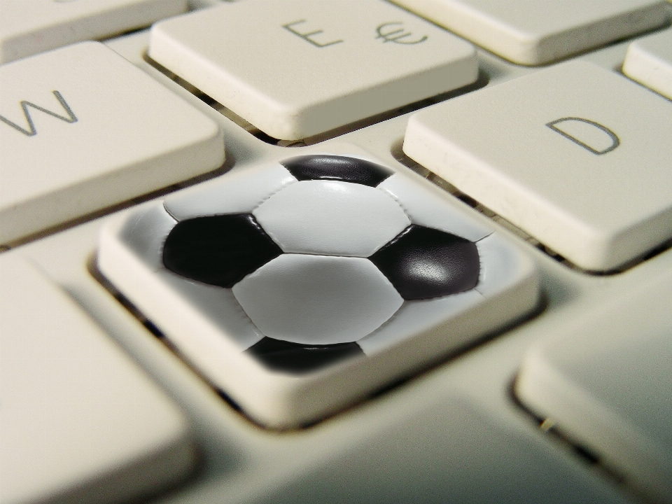 Computador teclado tecnologia futebol