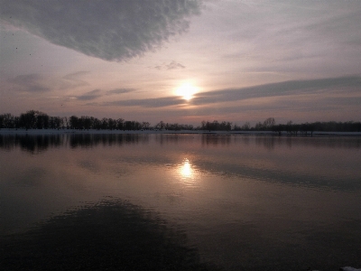 Landscape sea horizon cold Photo