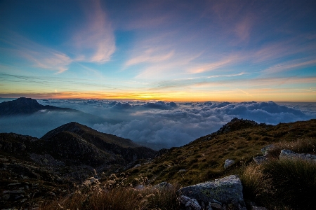 Landscape sea nature horizon Photo