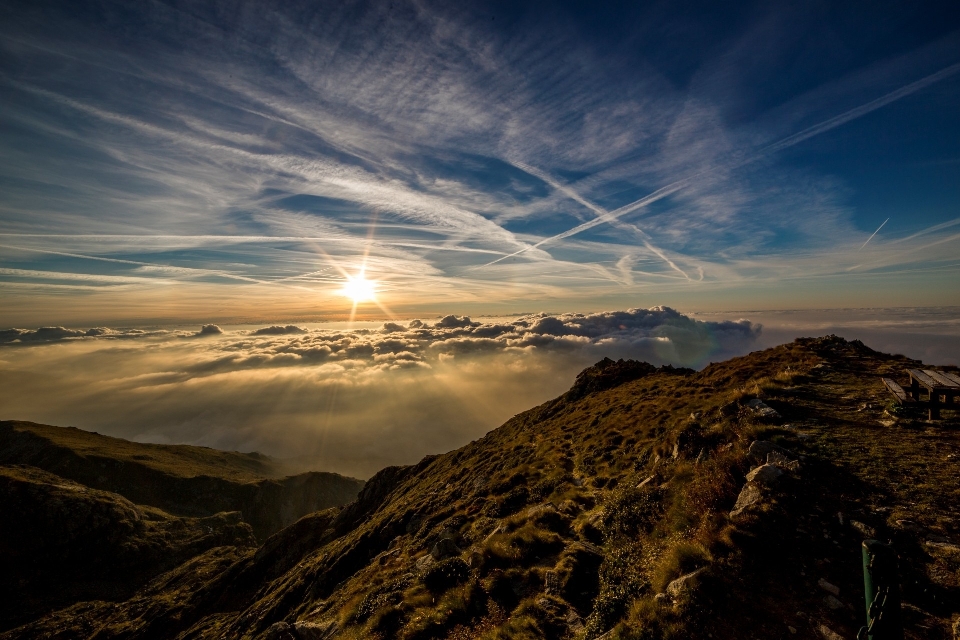 Nature sky mountainous landforms mountain