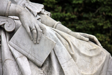 Hand rock book woman Photo