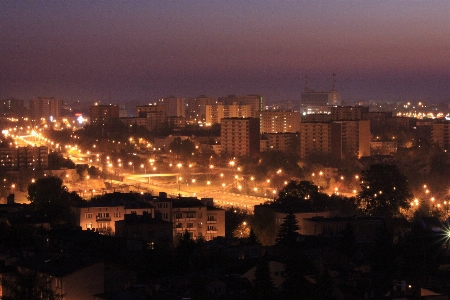 Gün batımı ufuk çizgisi gece şafak Fotoğraf