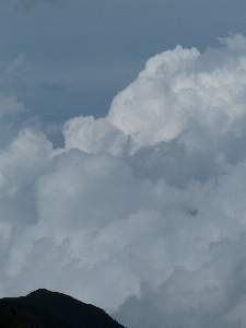 Mountain cloud sky white Photo