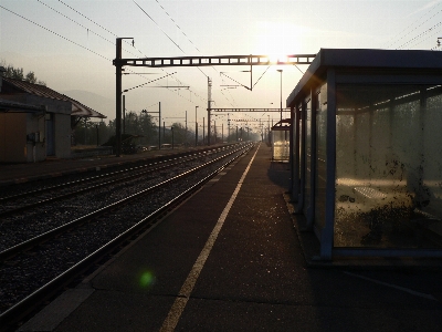 Track railway rail urban Photo