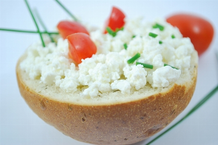 Foto Plato comida alimento rojo