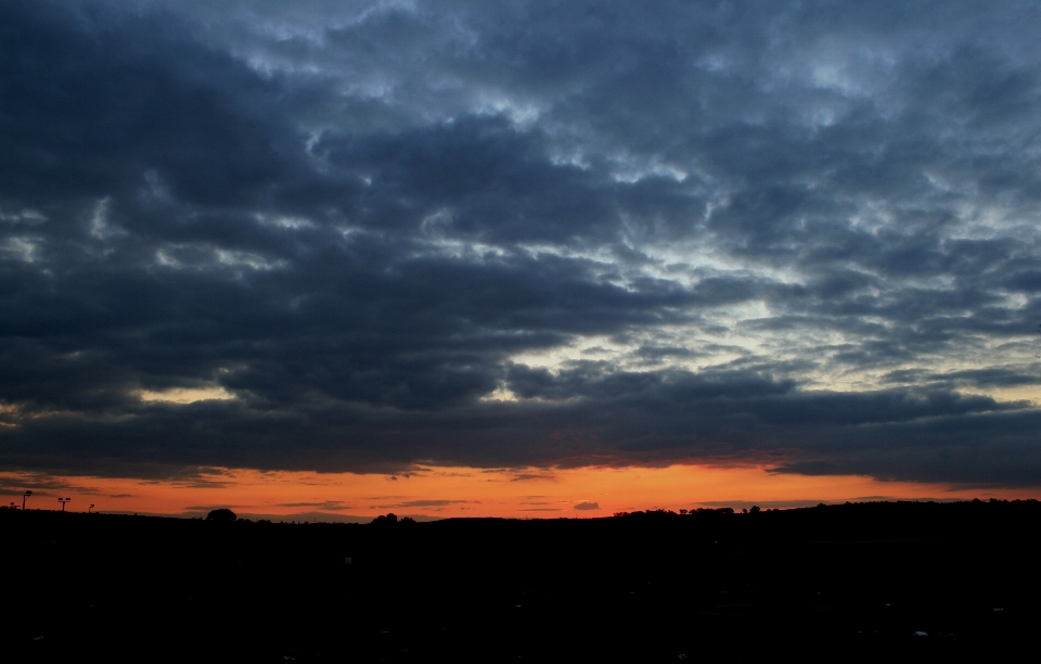 Horizon nuage ciel lever du soleil