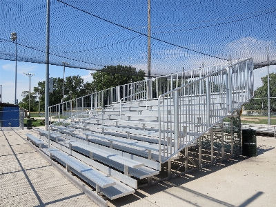 Outdoor fence group baseball Photo