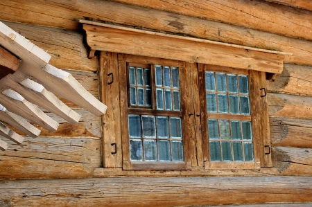 Wood floor window roof Photo