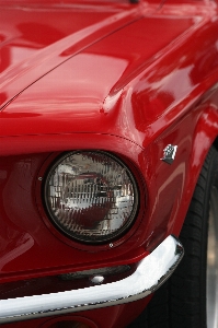 Car wheel retro red Photo