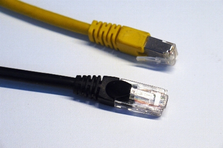 Technology cable ethernet connection Photo