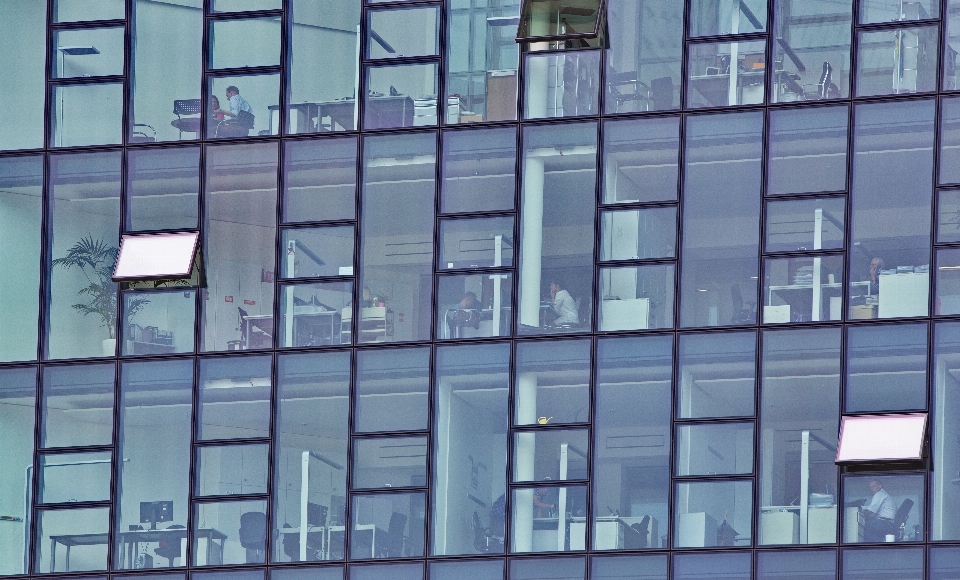 Die architektur fenster glas gebäude