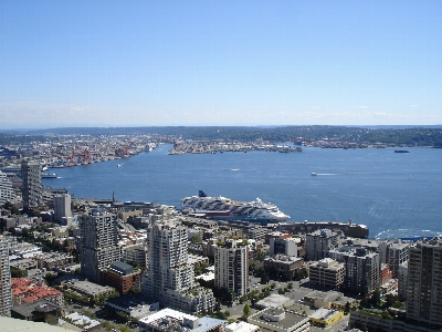 Sea coast needle skyline Photo