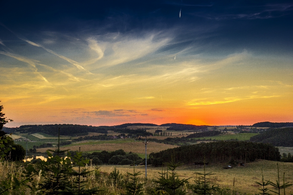 Landschaft natur horizont berg