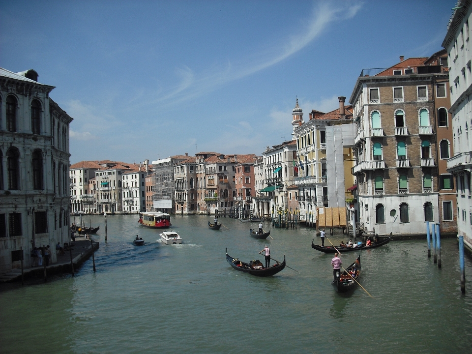 Meer boot stadt fluss