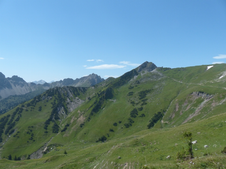 A piedi montagna escursionismo
 sentiero