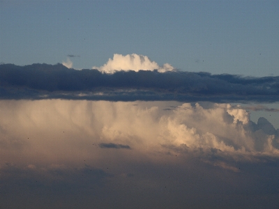 Sea horizon mountain cloud Photo