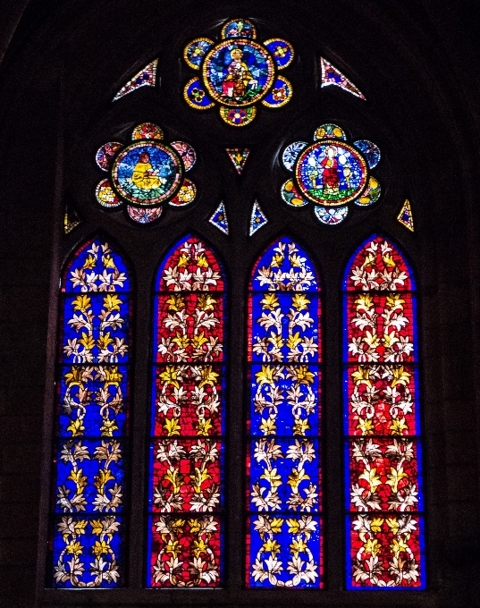 Light window glass cathedral