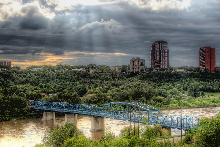 Water cloud architecture sky Photo