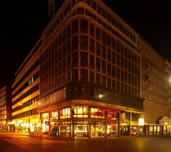 Draussen licht die architektur himmel Foto