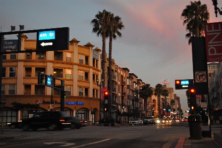 Architecture sunset road skyline Photo