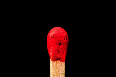 Hand wood finger red Photo