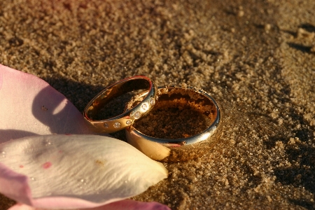 Hand beach sand leaf Photo