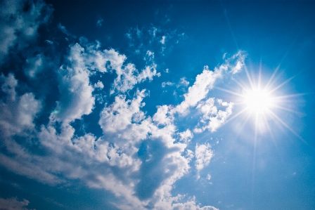 ライト クラウド 空 太陽 写真