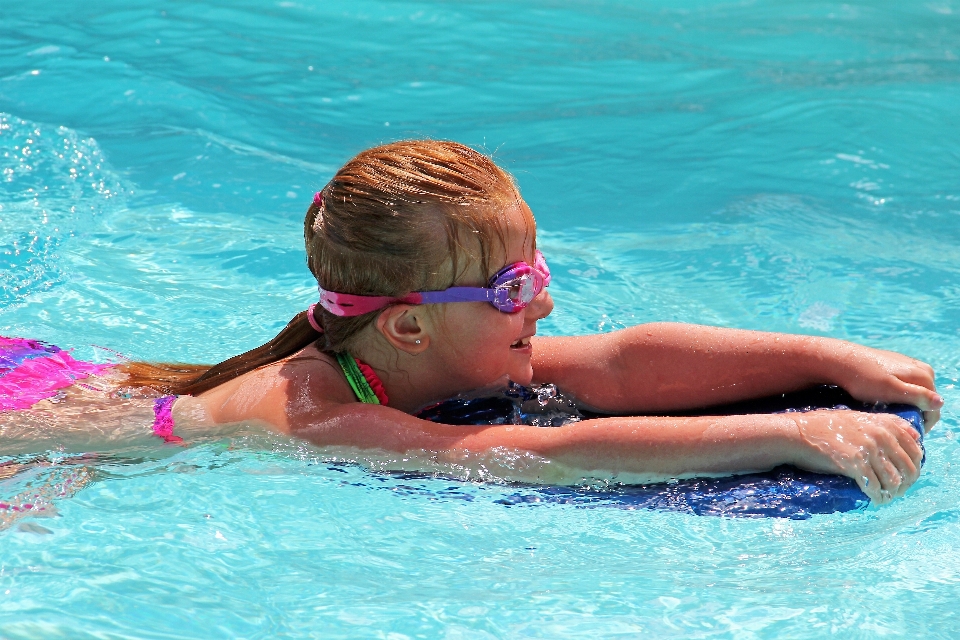 Mer eau fille vacances